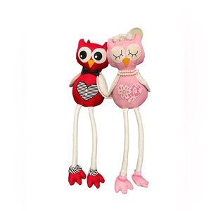 CVS Valentine Owl Set of 2 Table Top Decor 20” inches